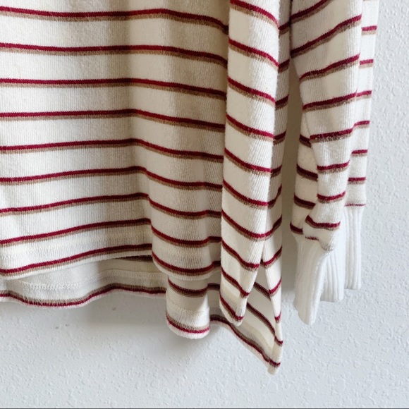 LNA Jamie Stripe Knit Raglan Sleeve Pullover - Picture 6 of 11